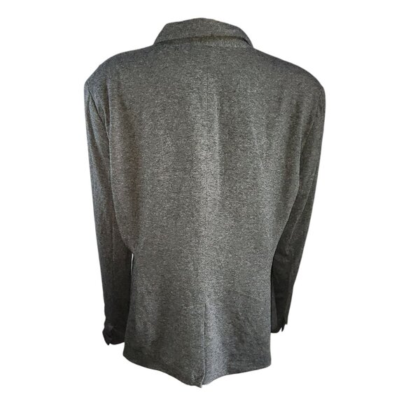 Old Navy Blazer Jacket Womens Size XL Grey Gray Business Career Stretchy Work - Picture 3 of 5